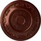 Ekena Millwork Nestor Ceiling Medallion (Fits Canopies up to 5"), Hand-Painted Antique Copper, 25 7/8"OD x 2 1/4"P CM25NEACS - alternate 1